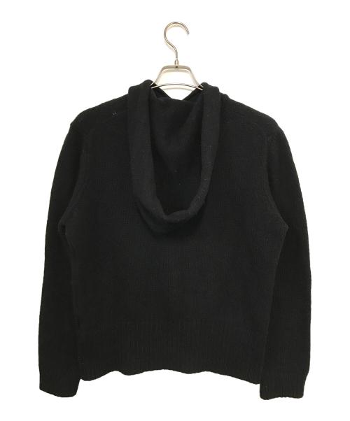 Vivienne Westwood man（ヴィヴィアン ウェストウッド マン）Vivienne Westwood man (ヴィヴィアン ウェストウッド マン) オーブ刺繍ウールニットパーカー ブラック サイズ:不明の古着・服飾アイテム