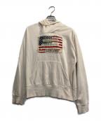 Denim & Supply Ralph Laurenデニム＆サプライ ラルフローレン）の古着「星条旗パッチプルオーバーパーカー」｜アイボリー