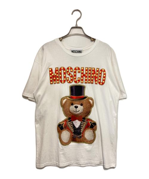 MOSCHINO（モスキーノ）MOSCHINO (モスキーノ) ベアープリントTシャツ ホワイト サイズ:不明の古着・服飾アイテム