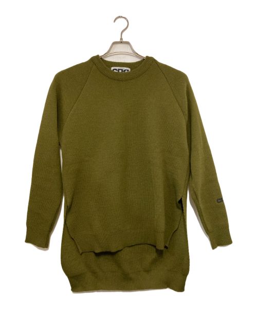 COMME des GARCONS（コムデギャルソン）COMME des GARCONS (コムデギャルソン) Lochaven Of Scotland (ロックエーベン オブ スコットランド) SIDE SLIT KNIT SWEATER グリーン サイズ:LLの古着・服飾アイテム