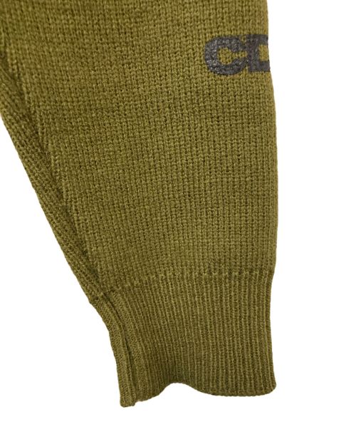 COMME des GARCONS（コムデギャルソン）COMME des GARCONS (コムデギャルソン) Lochaven Of Scotland (ロックエーベン オブ スコットランド) SIDE SLIT KNIT SWEATER グリーン サイズ:LLの古着・服飾アイテム