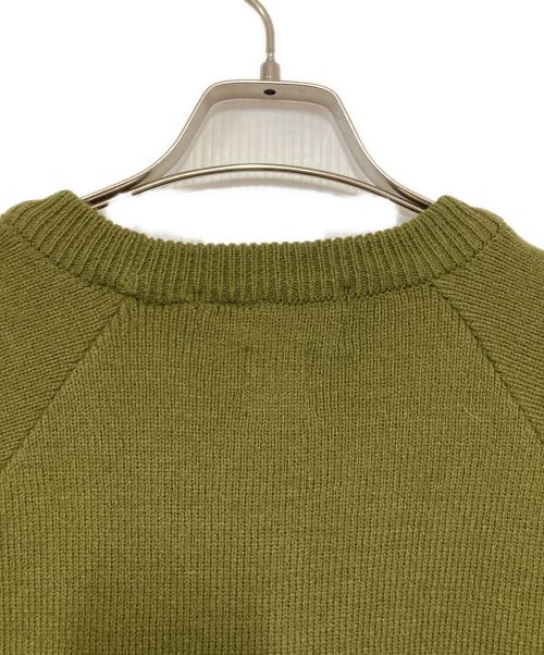 COMME des GARCONS（コムデギャルソン）COMME des GARCONS (コムデギャルソン) Lochaven Of Scotland (ロックエーベン オブ スコットランド) SIDE SLIT KNIT SWEATER グリーン サイズ:LLの古着・服飾アイテム