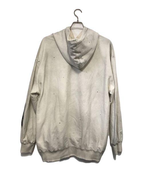 WE11DONE（ウェルダン）WE11DONE (ウェルダン) 22SS グラフィッククラッシュパーカー ホワイト サイズ:Mの古着・服飾アイテム