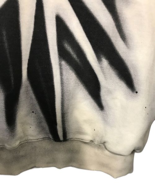 WE11DONE（ウェルダン）WE11DONE (ウェルダン) 22SS グラフィッククラッシュパーカー ホワイト サイズ:Mの古着・服飾アイテム