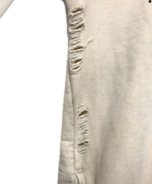 WE11DONE（ウェルダン）WE11DONE (ウェルダン) 22SS グラフィッククラッシュパーカー ホワイト サイズ:Mの古着・服飾アイテム