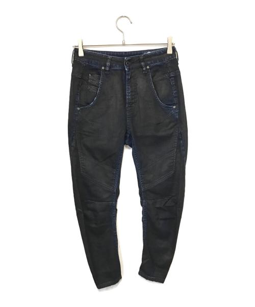 DIESEL（ディーゼル）DIESEL (ディーゼル) fayza-ne sp コーティングジョグパンツ インディゴ サイズ:23の古着・服飾アイテム