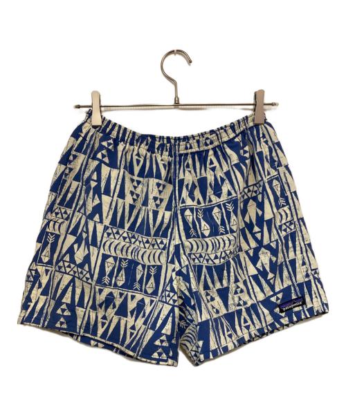 Patagonia（パタゴニア）Patagonia (パタゴニア) M's Baggies Shorts-5 in. ブルー×ホワイト サイズ:Sの古着・服飾アイテム