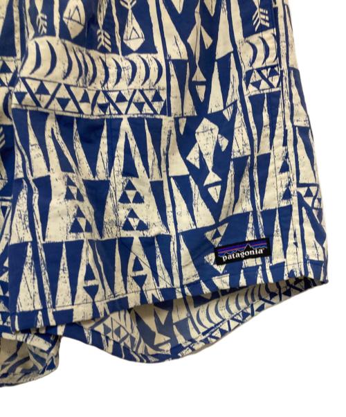 Patagonia（パタゴニア）Patagonia (パタゴニア) M's Baggies Shorts-5 in. ブルー×ホワイト サイズ:Sの古着・服飾アイテム