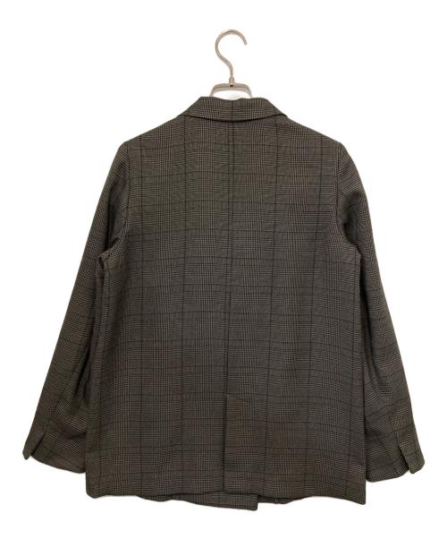 PROPORTION BODY DRESSING（プロポーションボディドレッシング）PROPORTION BODY DRESSING (プロポーションボディドレッシング) チェックダブルジャケット グレー サイズ:Mの古着・服飾アイテム