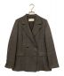 PROPORTION BODY DRESSING（プロポーションボディドレッシング）の古着「チェックダブルジャケット」｜グレー