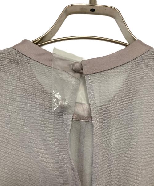 Apuweiser-riche（アプワイザーリッシェ）Apuweiser-riche (アプワイザーリッシェ) チュールレースワンピース グレー×ピンク サイズ:2の古着・服飾アイテム