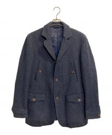 23区 HOMME（ニジュウサンクオム）の古着「ウールダウンジャケット」｜ネイビー