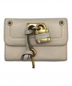 Chloeクロエ）の古着「3つ折り財布」｜ベージュ