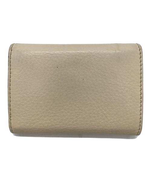 Chloe（クロエ）Chloe (クロエ) 3つ折り財布 ベージュの古着・服飾アイテム