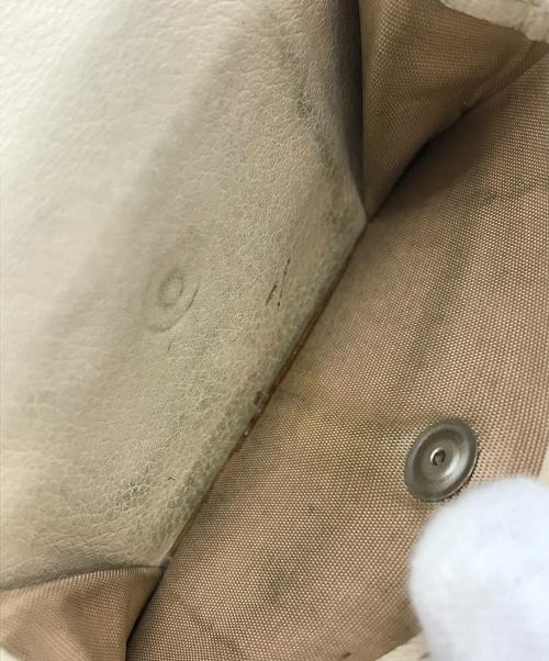 Chloe（クロエ）Chloe (クロエ) 3つ折り財布 ベージュの古着・服飾アイテム