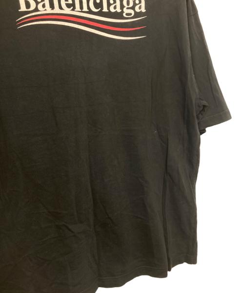 BALENCIAGA（バレンシアガ）BALENCIAGA (バレンシアガ) キャンペーンロゴTシャツ ブラック サイズ:ＸＳの古着・服飾アイテム