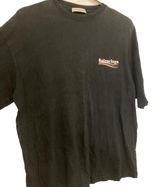 BALENCIAGA（バレンシアガ）BALENCIAGA (バレンシアガ) キャンペーンロゴTシャツ ブラック サイズ:ＸＳの古着・服飾アイテム