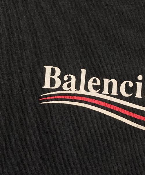 BALENCIAGA（バレンシアガ）BALENCIAGA (バレンシアガ) キャンペーンロゴTシャツ ブラック サイズ:ＸＳの古着・服飾アイテム