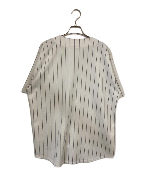 RUSSELL ATHLETIC（ラッセルアスレチック）RUSSELL ATHLETIC (ラッセルアスレチック) ベースボールシャツ ホワイト サイズ:XLの古着・服飾アイテム