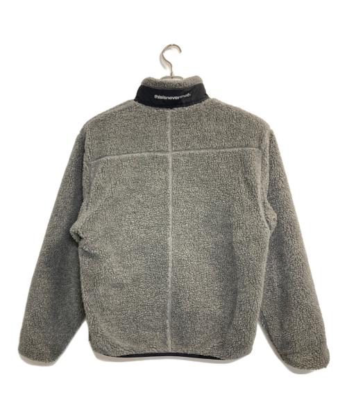 thisisneverthat（ディスイズネバーザット）thisisneverthat (ディスイズネバーザット) ボアジャケット グレー サイズ:Mの古着・服飾アイテム