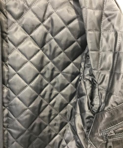 nano・universe（ナノ・ユニバース）nano・universe (ナノ・ユニバース) レザージャケット ブラック サイズ:Mの古着・服飾アイテム