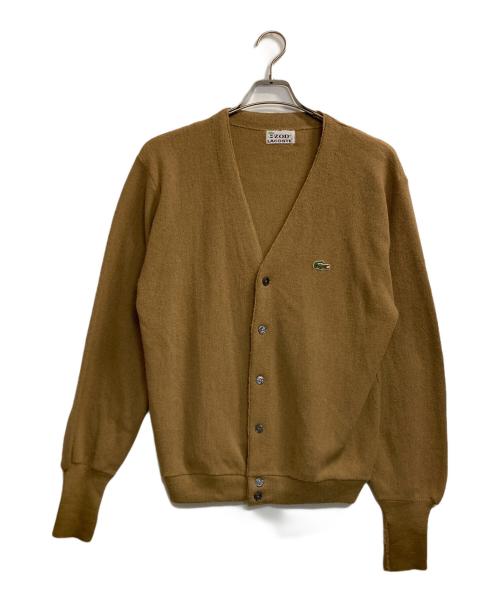 IZOD LACOSTE（アイゾッド ラコステ）IZOD LACOSTE (アイゾッド ラコステ) ニットカーディガン ブラウン サイズ:記載なしの古着・服飾アイテム
