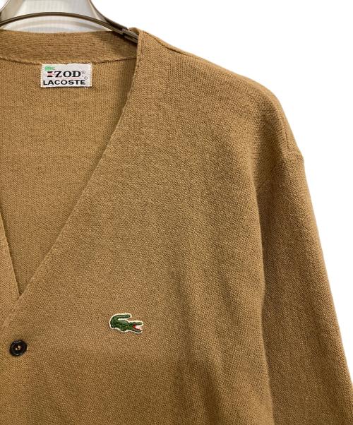 IZOD LACOSTE（アイゾッド ラコステ）IZOD LACOSTE (アイゾッド ラコステ) ニットカーディガン ブラウン サイズ:記載なしの古着・服飾アイテム