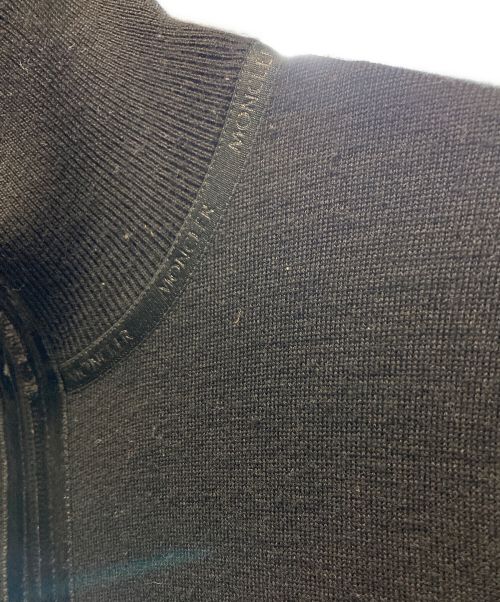 MONCLER（モンクレール）MONCLER (モンクレール) TRICOT CARDIGAN ブラック サイズ:Sの古着・服飾アイテム