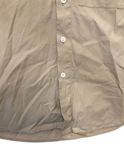 AURALEE（オーラリー）AURALEE (オーラリー) WASHED FINX TWILL HALF SLEEVED BIG SHIRTS ベージュ サイズ:3の古着・服飾アイテム