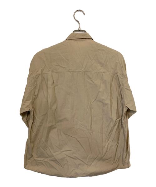 AURALEE（オーラリー）AURALEE (オーラリー) WASHED FINX TWILL HALF SLEEVED BIG SHIRTS ベージュ サイズ:3の古着・服飾アイテム