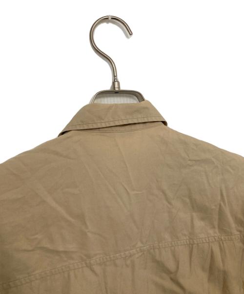 AURALEE（オーラリー）AURALEE (オーラリー) WASHED FINX TWILL HALF SLEEVED BIG SHIRTS ベージュ サイズ:3の古着・服飾アイテム