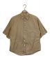 AURALEE（オーラリー）の古着「WASHED FINX TWILL HALF SLEEVED BIG SHIRTS」｜ベージュ