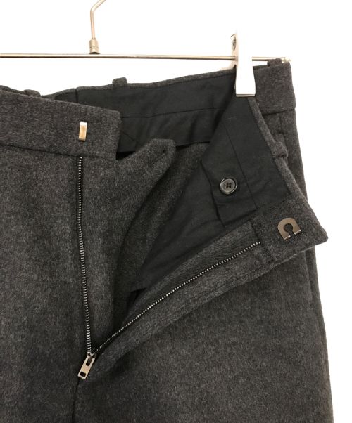 JIL SANDER（ジルサンダー）JIL SANDER (ジルサンダー) カシミヤ混ウールパンツ グレー サイズ:46の古着・服飾アイテム