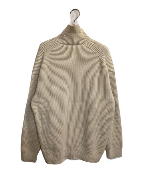 AURALEE（オーラリー）AURALEE (オーラリー) SUPER FINE WOOL RIB KNIT TURTLE NECK P/O アイボリー サイズ:5の古着・服飾アイテム