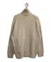 AURALEE (オーラリー) SUPER FINE WOOL RIB KNIT TURTLE NECK P/O アイボリー サイズ:5：6000円