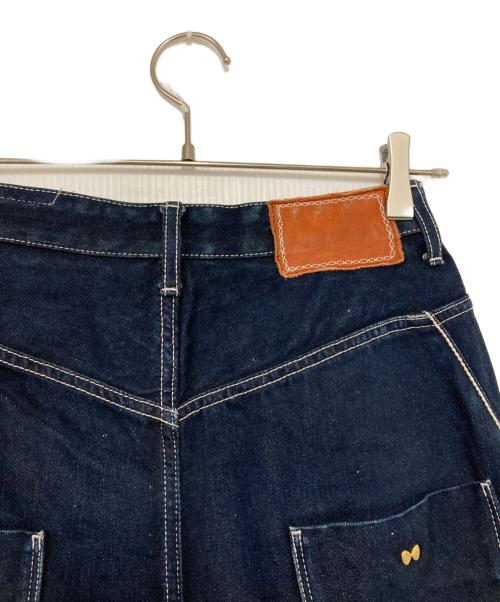 mina perhonen（ミナ ペルホネン）mina perhonen (ミナ ペルホネン) always wide デニムパンツ インディゴ サイズ:32の古着・服飾アイテム