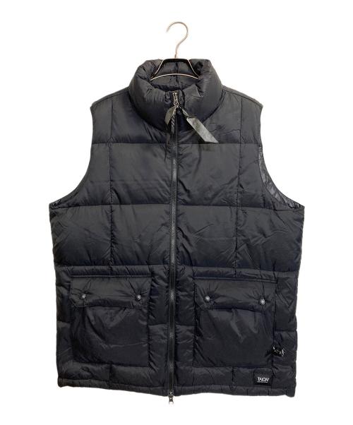 TAION（タイオン）TAION (タイオン) ダウンベスト ブラック サイズ:Mの古着・服飾アイテム