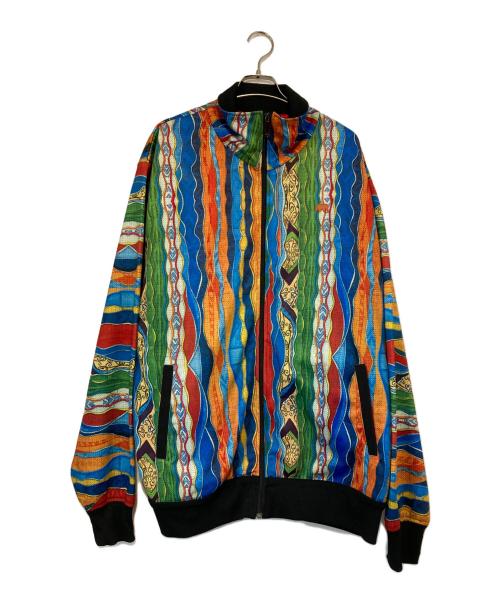 TRADE MARK（トレードマーク）TRADE MARK (トレードマーク) 総柄ジップアップジャケット マルチカラー サイズ:2ＸＬの古着・服飾アイテム