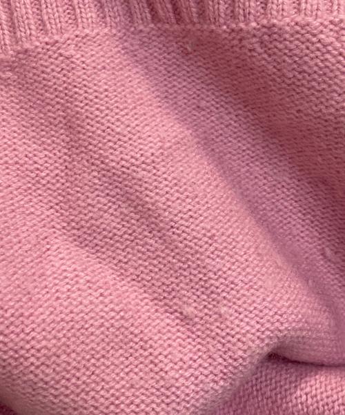 23区（ニジュウサンク）23区 (ニジュウサンク) カシミヤウールニット ピンク サイズ:38の古着・服飾アイテム