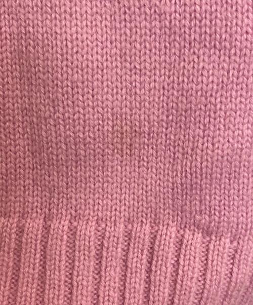 23区（ニジュウサンク）23区 (ニジュウサンク) カシミヤウールニット ピンク サイズ:38の古着・服飾アイテム