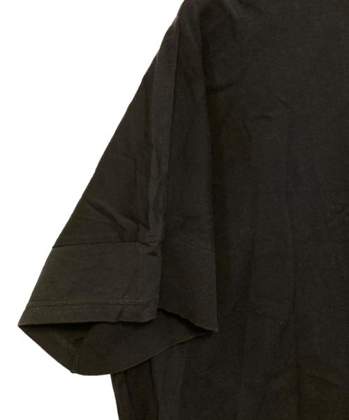 ENFOLD（エンフォルド）ENFOLD (エンフォルド) KNIT × CUT T-SHIRT / ニットカットソーコンビTシャツ ネイビー サイズ:38の古着・服飾アイテム