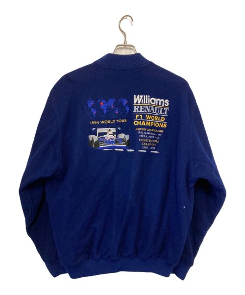 Williams RENAULT（ウィリアムス ルノー）Williams RENAULT (ウィリアムス ルノー) スタジャン ブルー サイズ:Lの古着・服飾アイテム