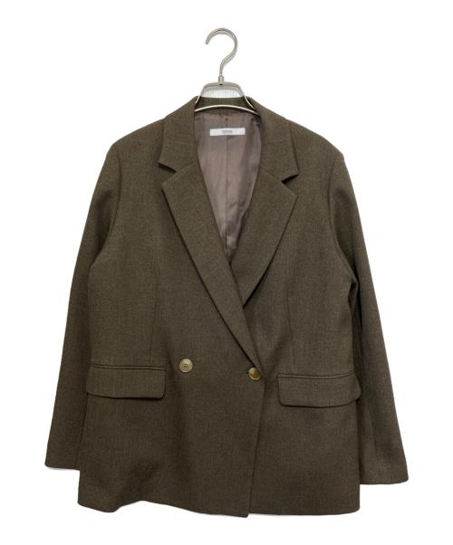 JOURNAL STANDARD relume（ジャーナルスタンダード レリューム）JOURNAL STANDARD relume (ジャーナルスタンダード レリューム) シャークツイードテーラドジャケット ブラウン サイズ:Mの古着・服飾アイテム