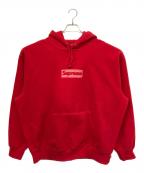 SUPREMEシュプリーム）の古着「Inside Out Box Logo Hooded Sweatshirt」｜レッド