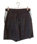 WACKO MARIAワコマリア）の古着「リヨセルハーフパンツ」｜ブラック