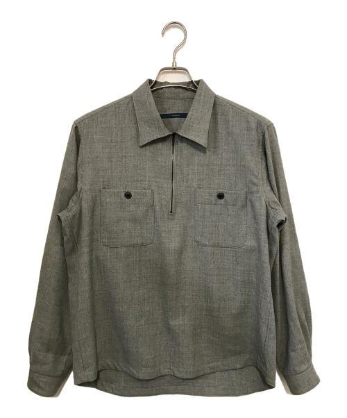 ITTY BITTY（イッティビッティ）ITTY BITTY (イッティビッティ) ハーフジップシャツ グレー サイズ:不明の古着・服飾アイテム