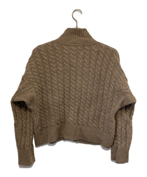 Vivienne Westwood RED LABEL（ヴィヴィアンウエストウッドレッドレーベル）Vivienne Westwood RED LABEL (ヴィヴィアンウエストウッドレッドレーベル) オーブ刺繍ケーブルニットカーディガン ベージュ サイズ:00の古着・服飾アイテム