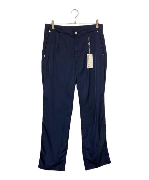 TTT MSW（ティー）TTT MSW (ティー) ブーツカットポリパンツ ネイビー サイズ:XLの古着・服飾アイテム