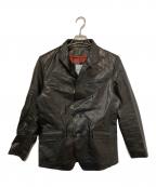 BUFFALO BOBSバッファローボブズ）の古着「COZZA シープレザージャケット」｜ブラック