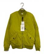 C.P COMPANYシーピーカンパニー）の古着「SHORT JACKET WADDING PADDING」｜ライムグリーン